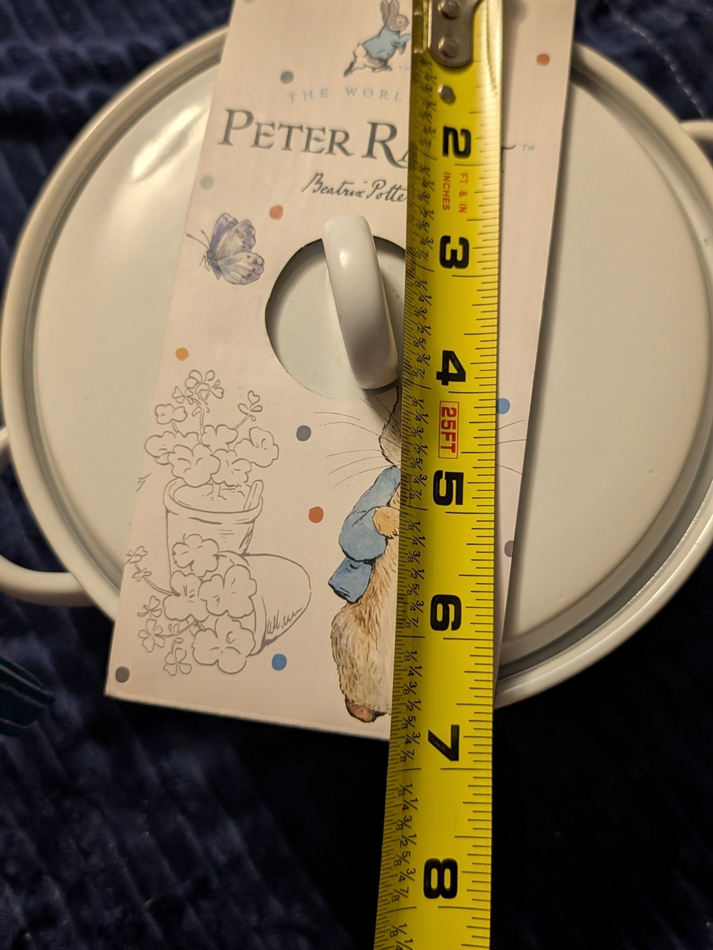 NEW! The World of Peter Rabbit by Beatrix Potter Baking Dish with Lid. 6.8x3”